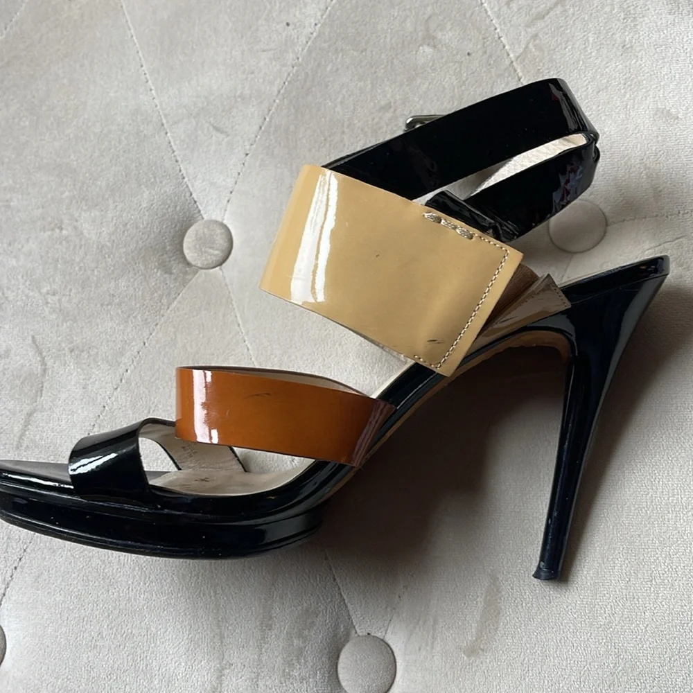 Michael Kors ankle-strap patent Sandals